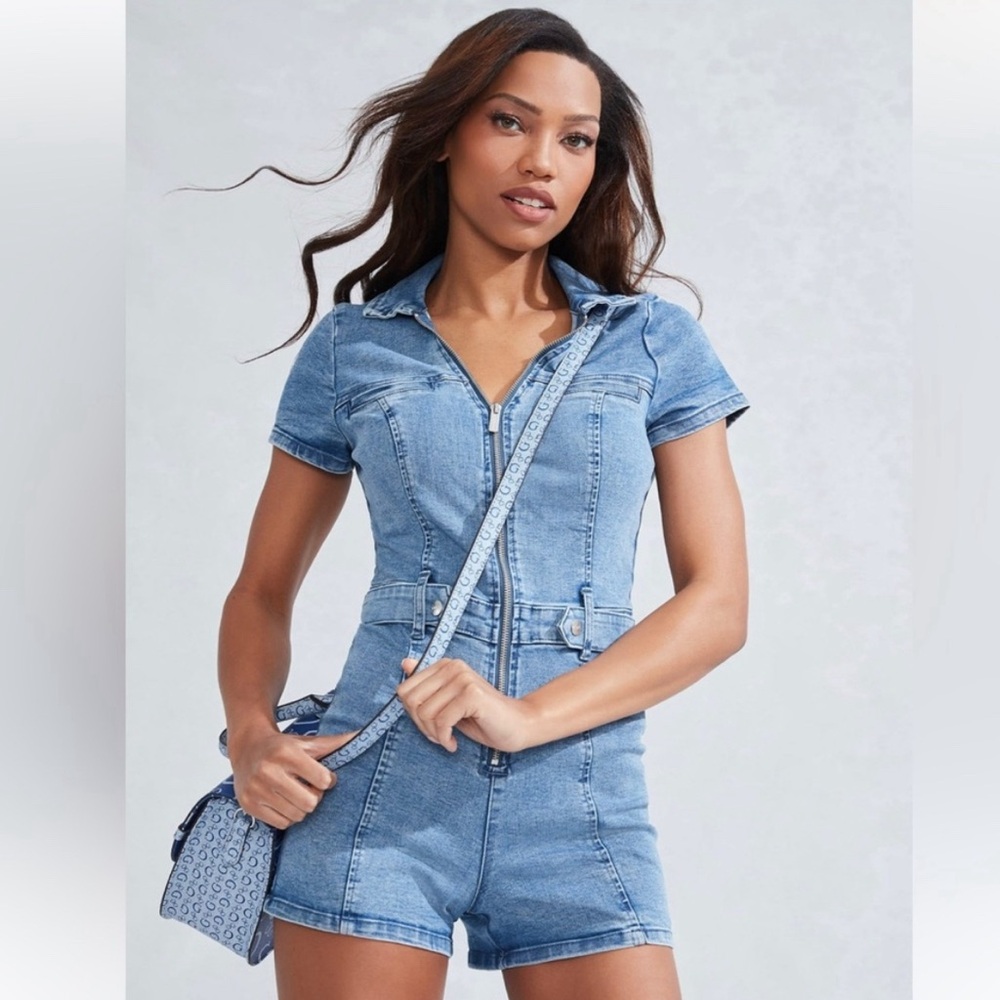 Guess XS Denim Romper